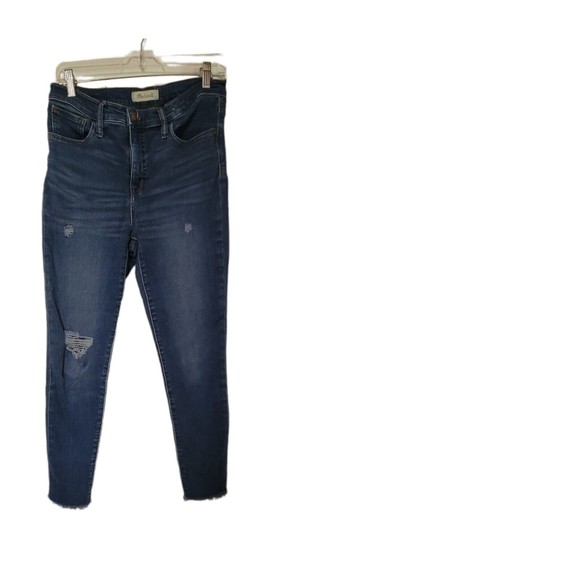 MADEWELL  10"Jeans  High-Rise Roadtripper Skinny Jeans 29  Blue Medium Wash - Picture 4 of 4